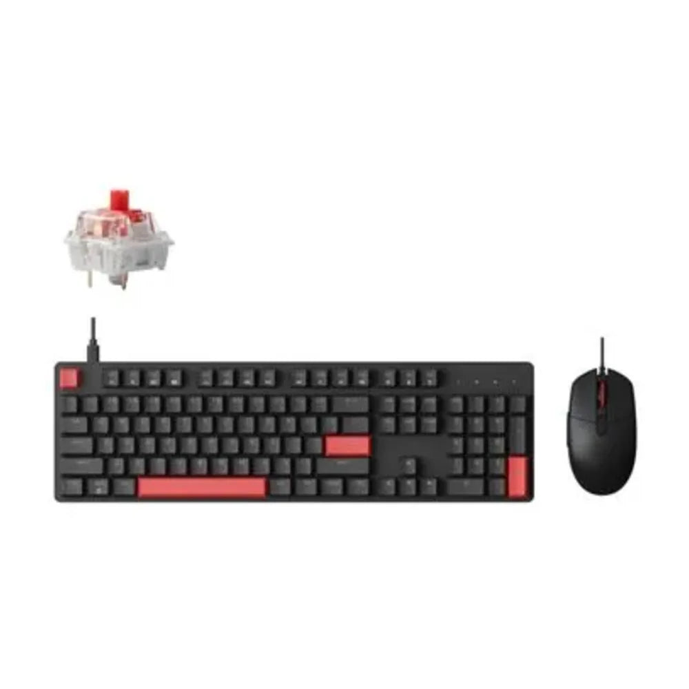 Tastatura + Miš Keychron X2-C1 100% red switch black
