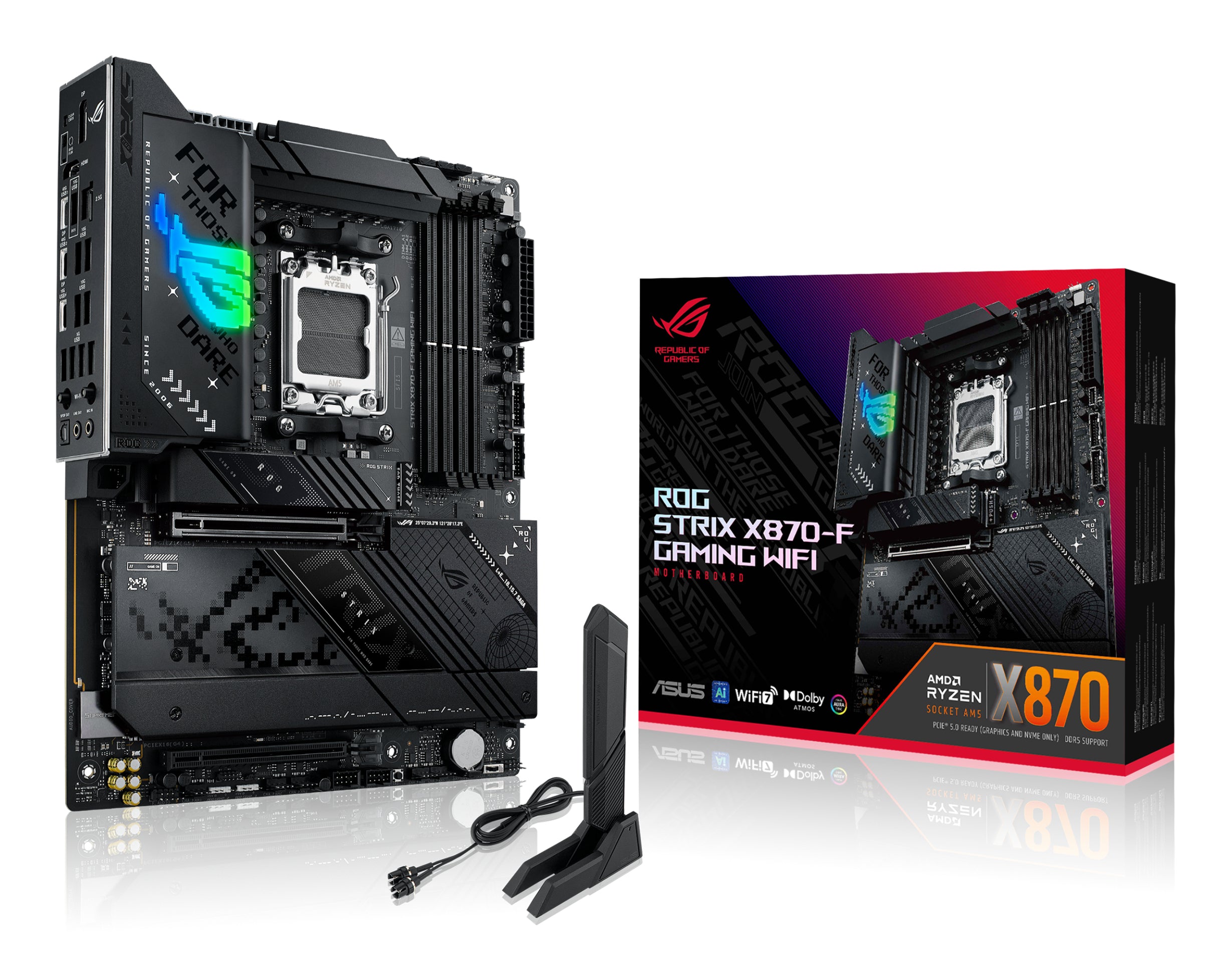 ASUS ROG STRIX X870-F GAMING WIFI AMD X870 Socket AM5 ATX (90MB1IV0-M0EAY0)