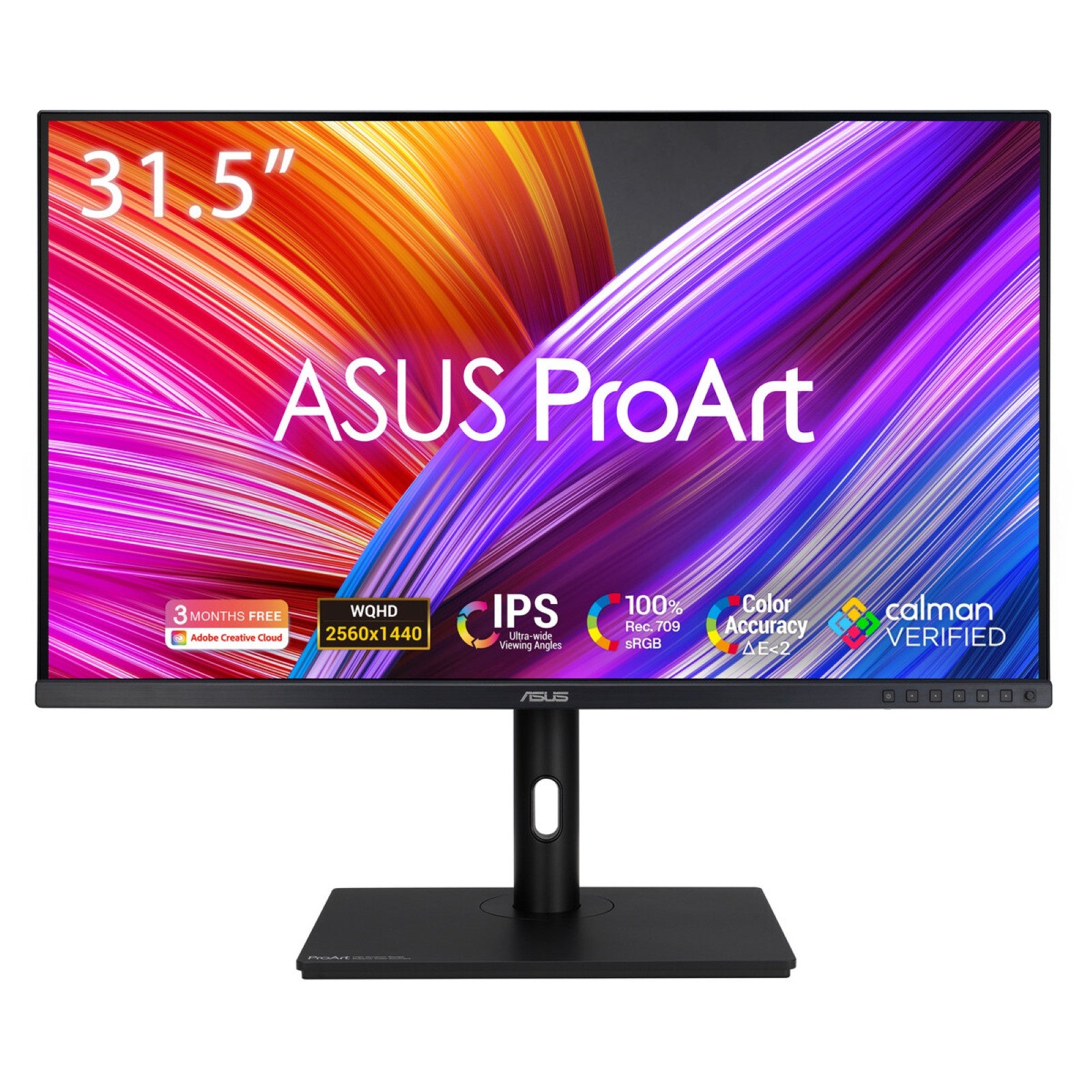 ASUS ProArt PA328QV computer monitor 80 cm (31.5") 2560 x 1440 pixels Quad HD LED Black (90LM00X0-B02370)