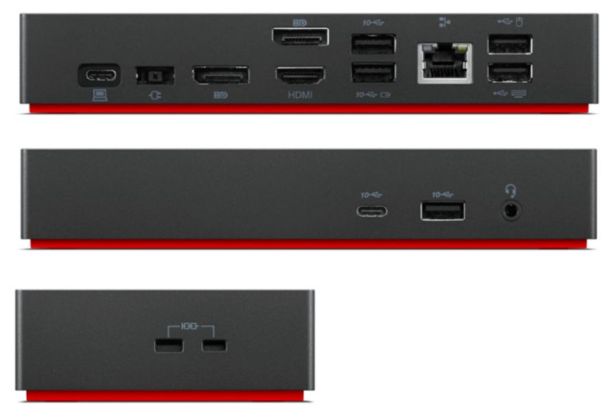 Lenovo ThinkPad Universal USB-C Wired USB 3.2 Gen 1 (3.1 Gen 1) Type-C Black (40AY0135EU)