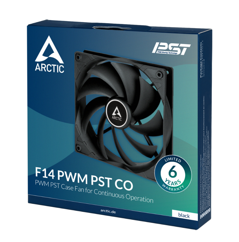 Arctic F14 PWM PST CO (black)