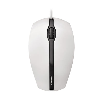 CHERRY GENTIX CORDED MOUSE, Pale Grey, USB (JM-0300-0)