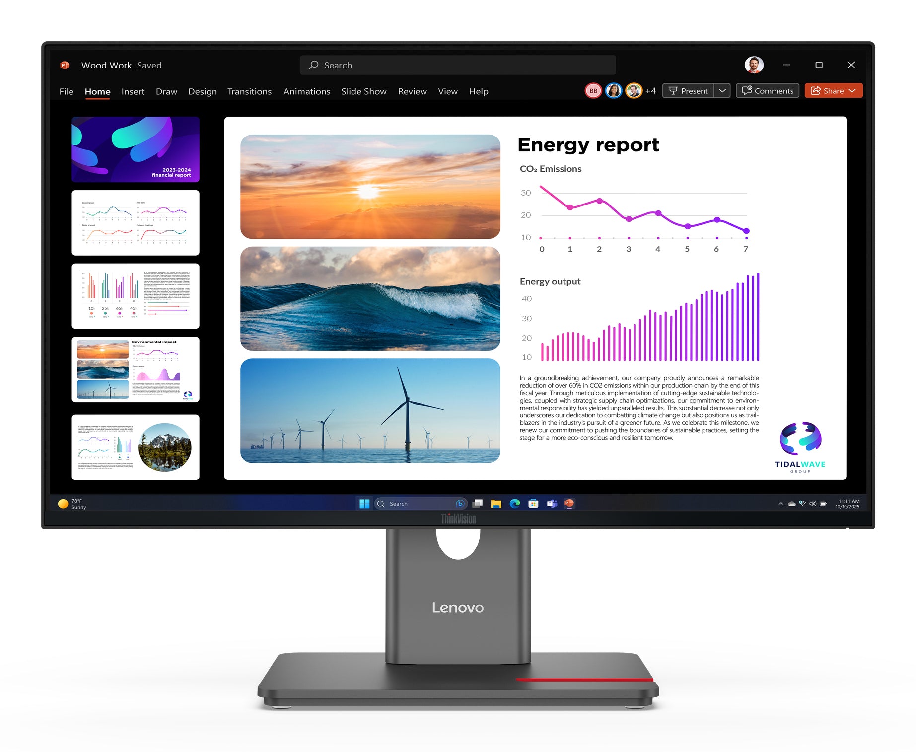 Lenovo ThinkVision P24Q-40 Monitor (64B2GAT1EU)