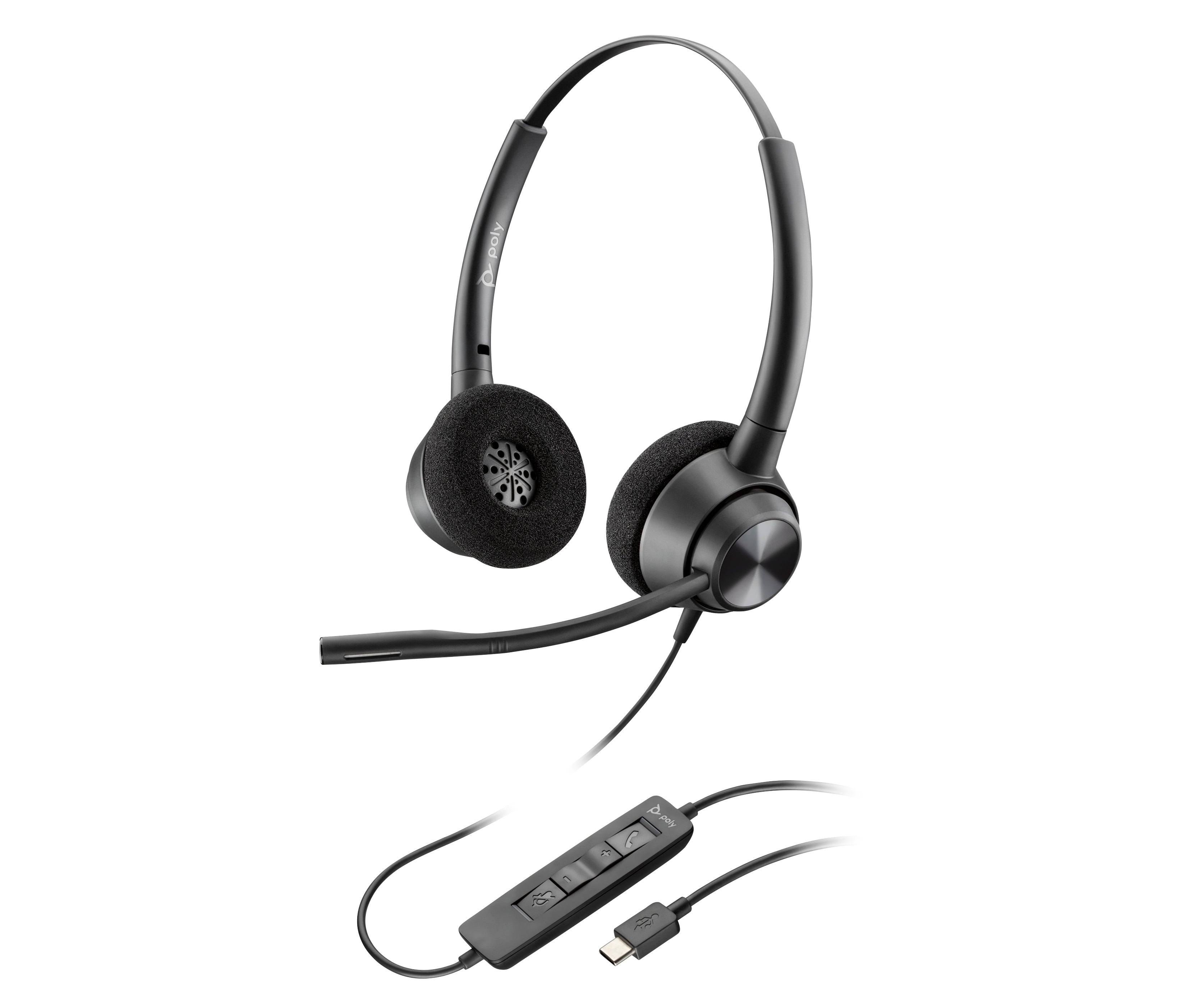 HP Poly EncorePro 320 Stereo USB-C Headset TAA (767F9AA)