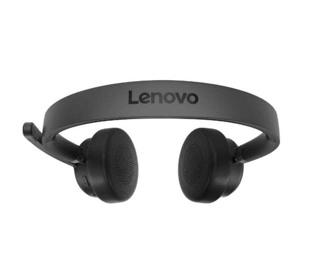 Lenovo Wireless VoIP Headset Head-band Office/Call center Bluetooth Black (4XD1M80020)