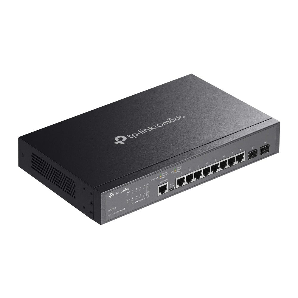 TP-Link Omada 8-Port Gigabit L2+ Managed Switch with 2 SFP Slots (TL-SG3210)