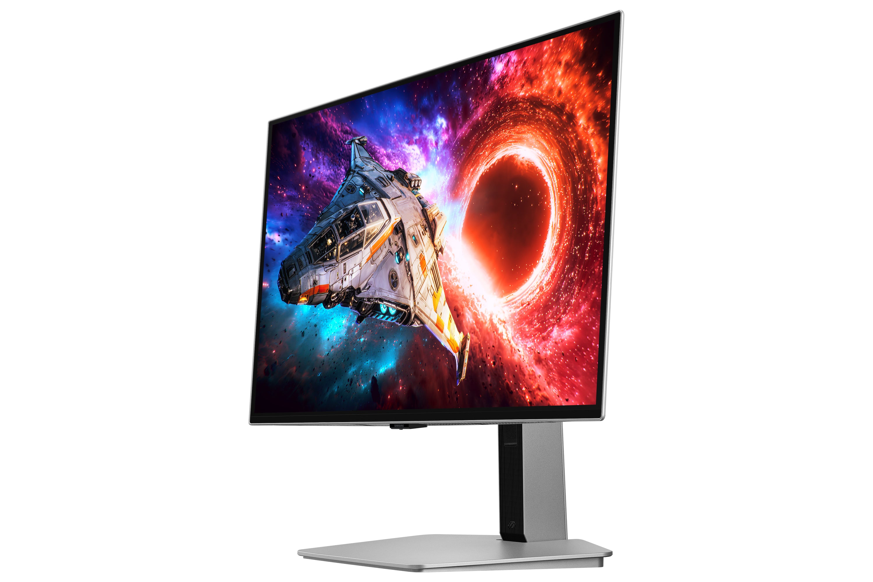 Samsung G80SH computer monitor 68.6 cm (27") 3840 x 2160 pixels 4K Ultra HD OLED Silver (LS27HG800SUXEN)