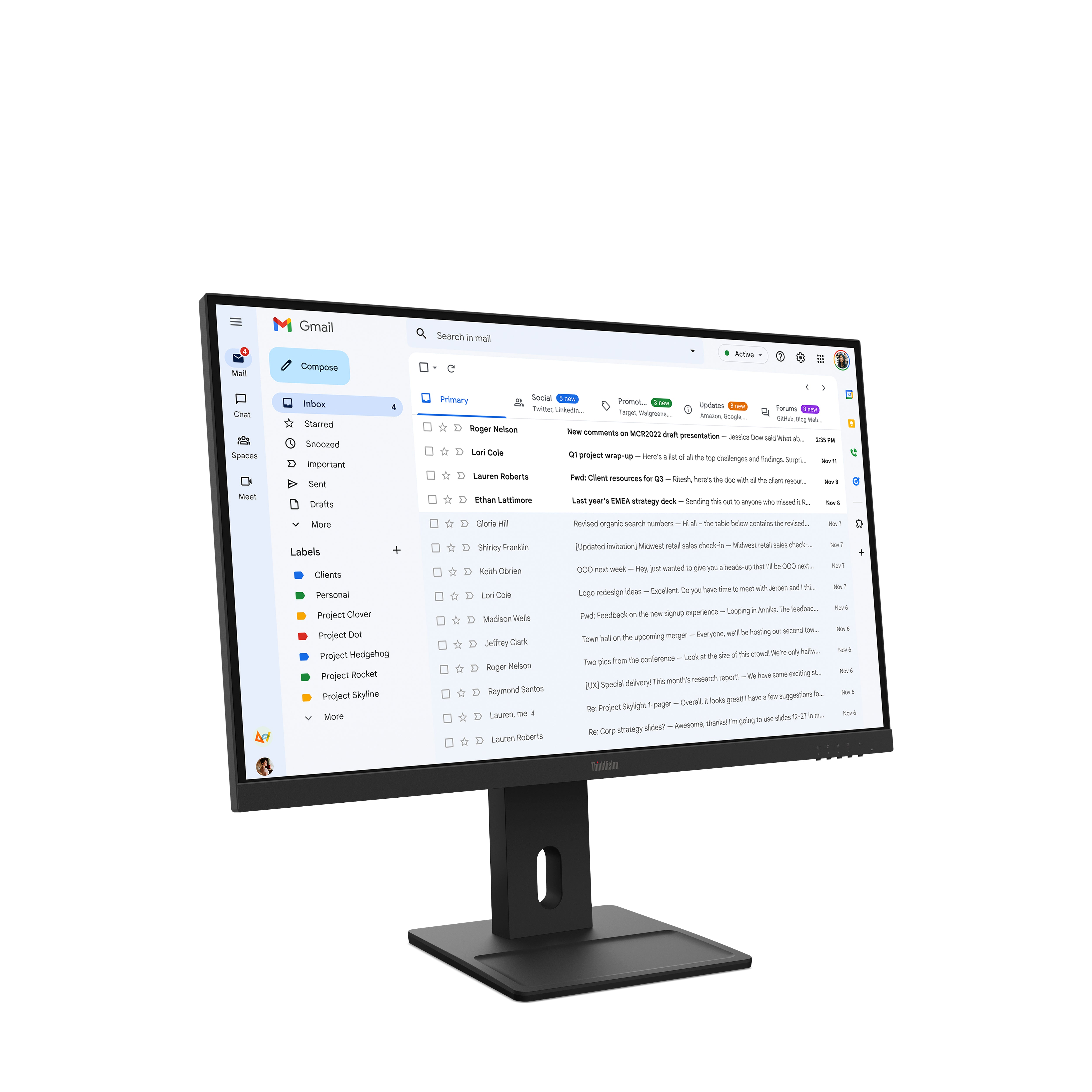 Lenovo ThinkVision E27-40 Monitor (64BCMAT4EU)