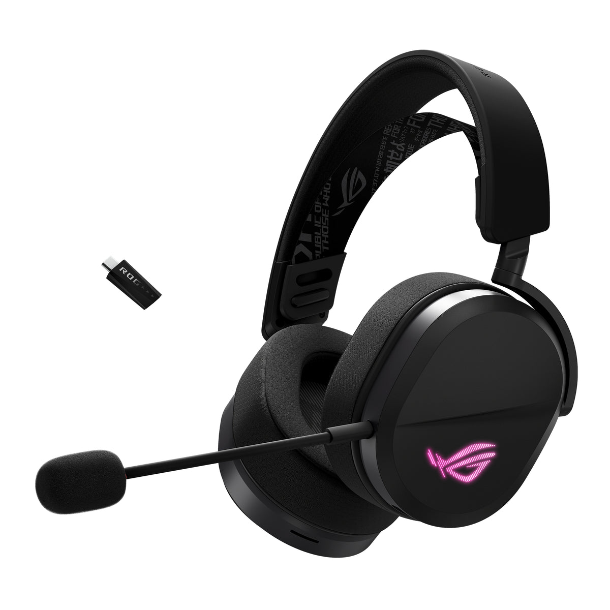 ASUS ROG Pelta Headset Wired & Wireless Head-band Gaming USB Type-C Bluetooth Black (90YH0410-BHUA00)