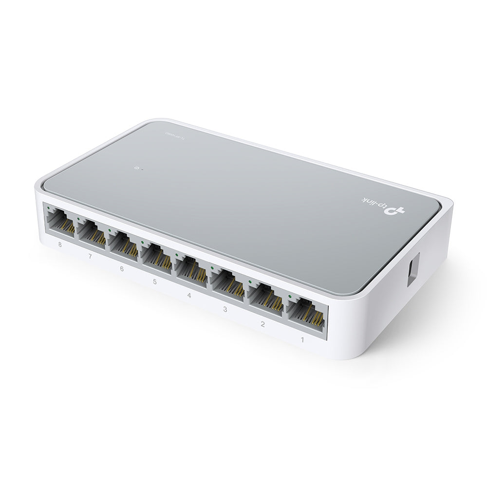 TP-Link TL-SF1008D Unmanaged Fast Ethernet (10/100) White (TL-SF1008D V11)