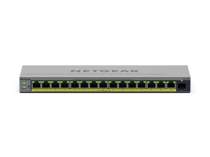 NETGEAR GS116EP Managed L2/L3 Gigabit Ethernet (10/100/1000) Power over Ethernet (PoE) Grey (GS116EP-100EUS)