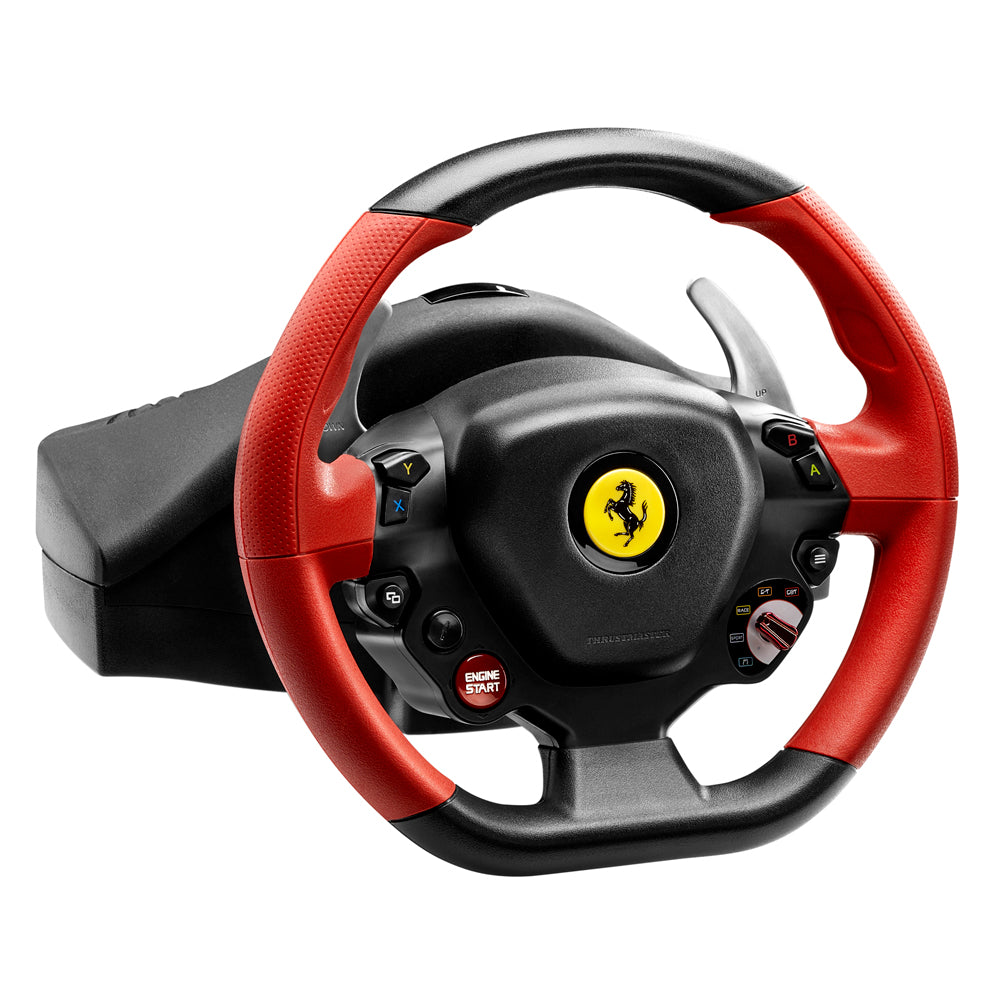 Trustmaster Thrustmaster Ferrari 458 Spider Black, Red USB Steering wheel + Pedals Xbox One (4460105)