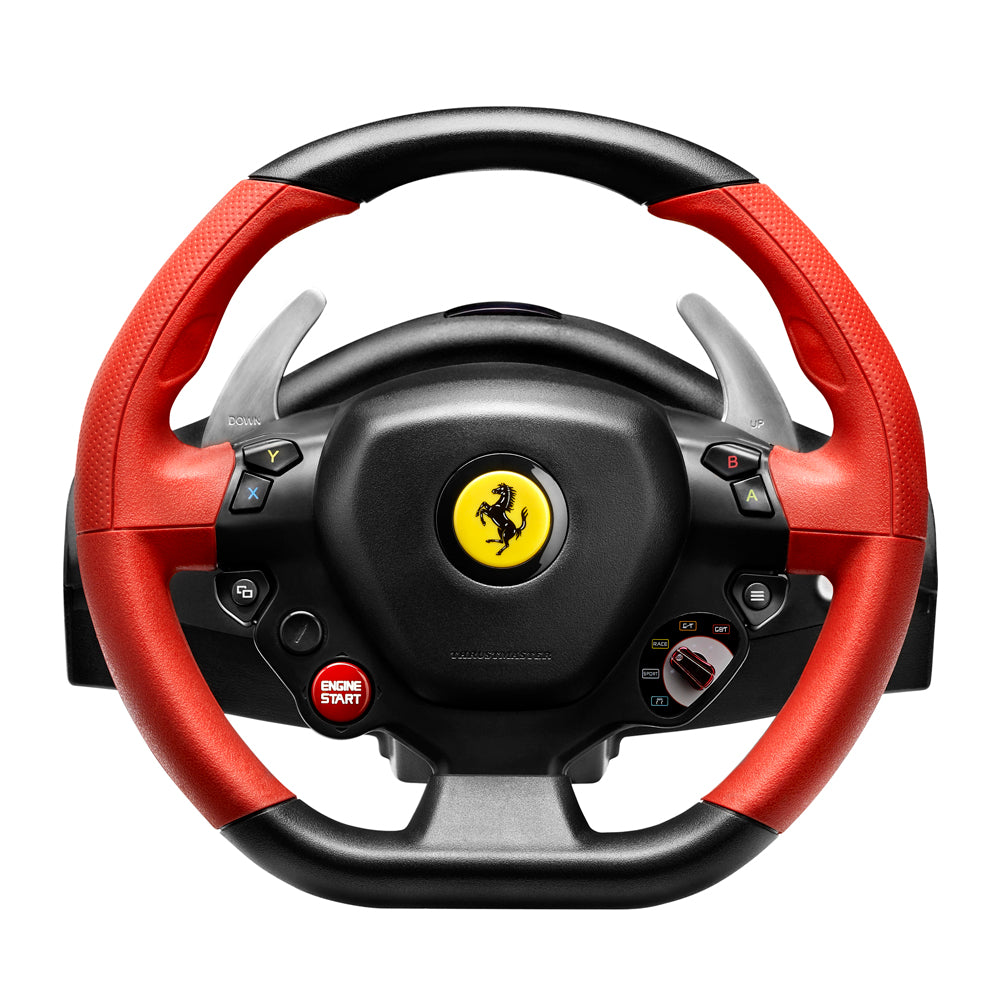 Trustmaster Thrustmaster Ferrari 458 Spider Black, Red USB Steering wheel + Pedals Xbox One (4460105)