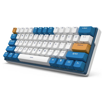 Royal Kludge RK61 Plus Tri-Mod RGB Hot-Swap Mehanička Tastatura Klein Blue, Sky Cyan Prekidač