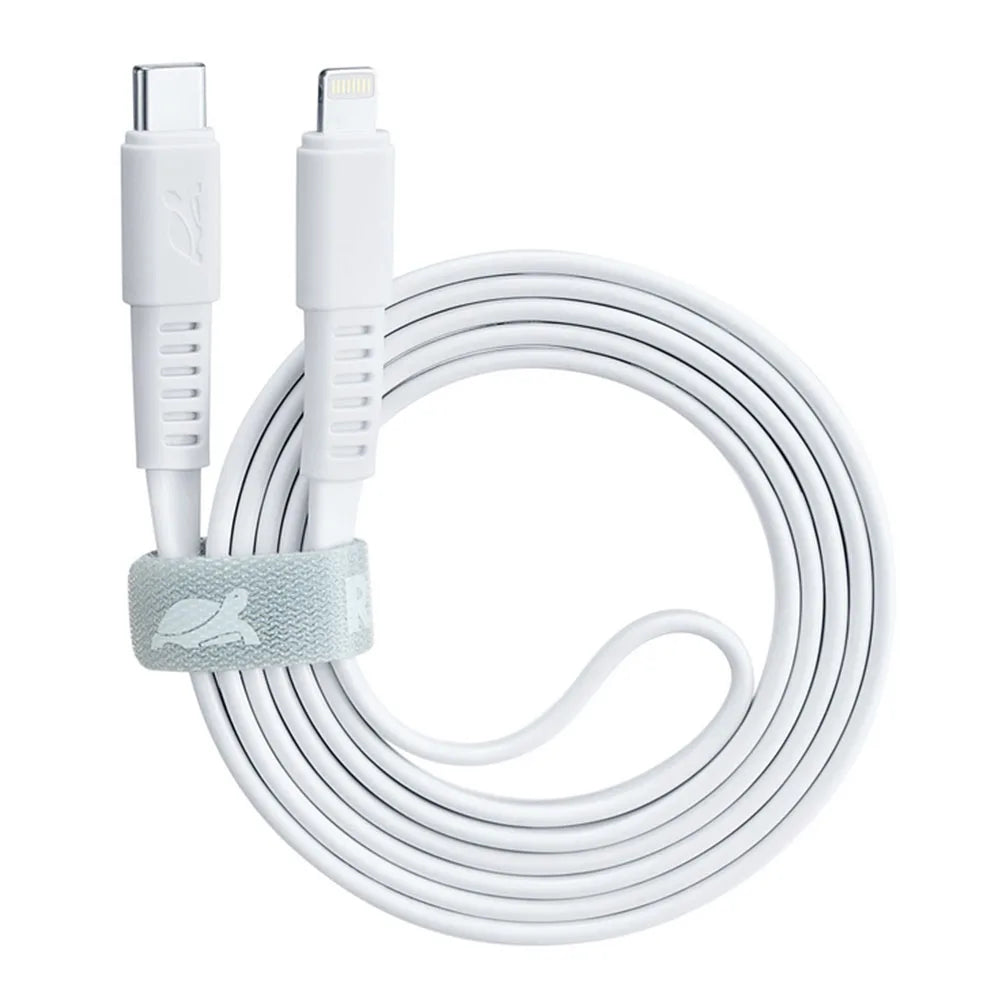 Kabl Type-C na Lightning 1.2m Rivacase PS6007 WT12 (white)