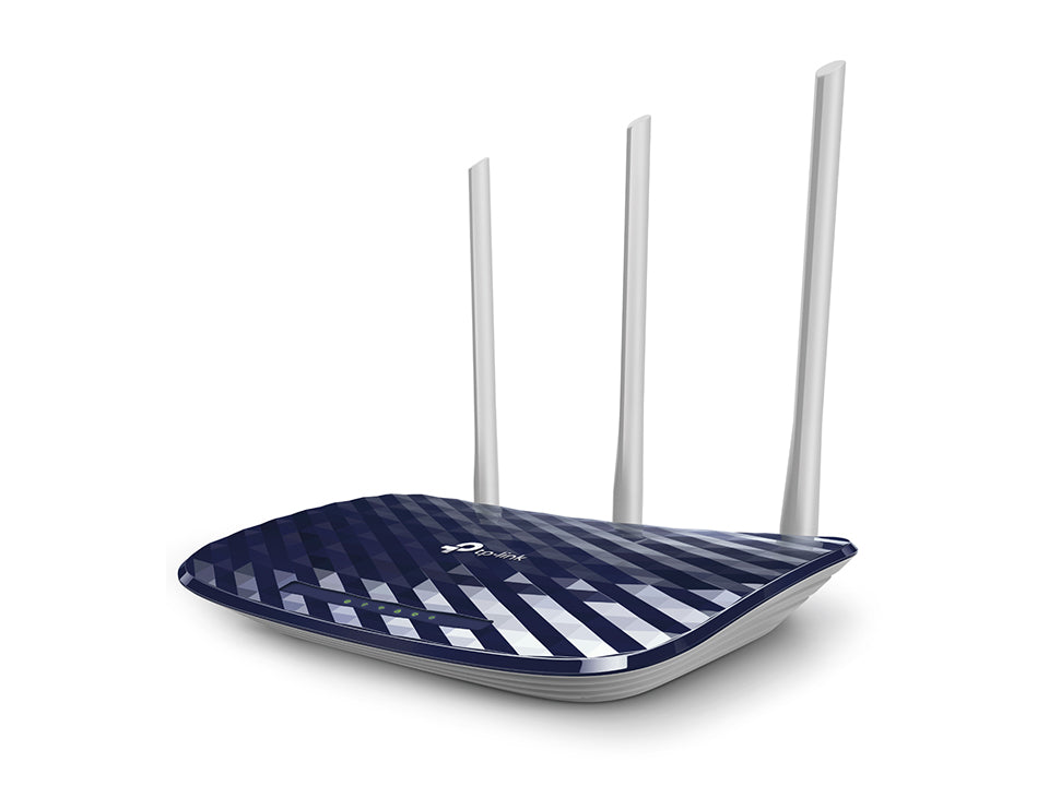 TP-Link AC750 wireless router Fast Ethernet Dual-band (2.4 GHz / 5 GHz) Black, White (ARCHER C20)