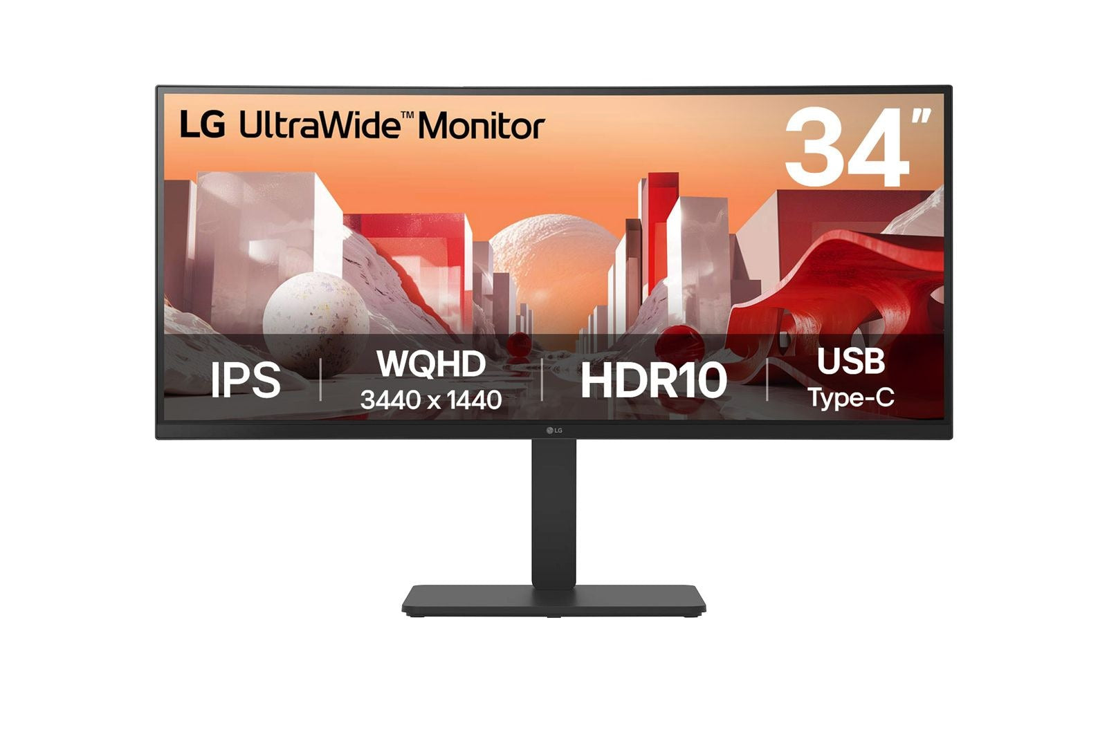 LG 34BA75QE-B computer monitor 86.4 cm (34") 3440 x 1440 pixels Wide Quad HD LCD Black (34BA75QE-B.AEU)
