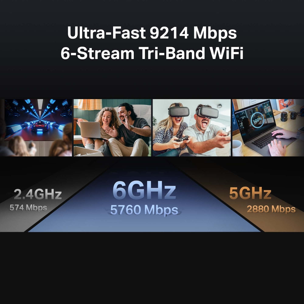 TP-Link Archer BE9300 Tri-Band Wi-Fi 7 Router (ARCHER BE550)