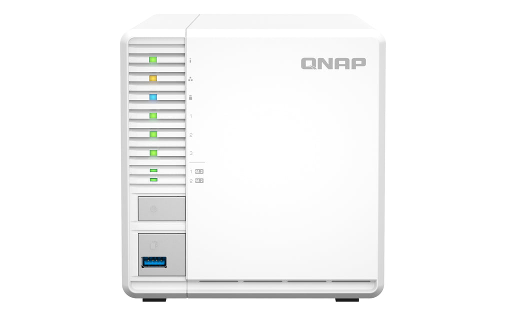 QNAP TS-364 NAS Tower Intel® Celeron® N5095 8 GB DDR4 0 TB QNAP Turbo System White (TS-364-8G)