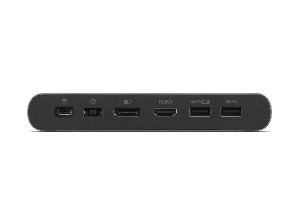 Lenovo 40B30090EU laptop dock/port replicator 2 x USB 3.2 Gen 2 (3.1 Gen 2) Type-C Grey