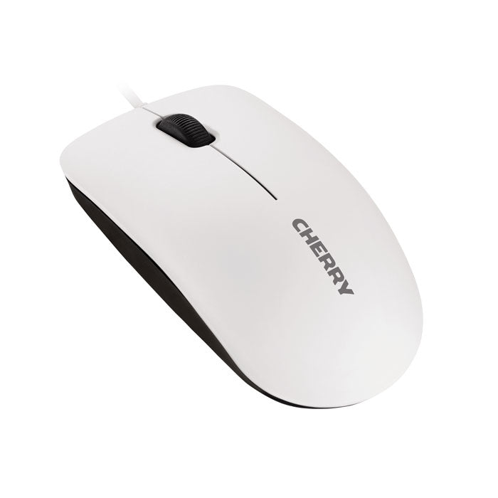 CHERRY MC 1000 Corded Mouse, Pale Grey, USB (JM-0800-0)