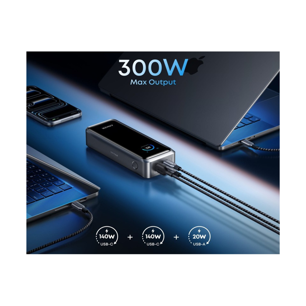 ANKER Prime 26250mAh, 300W, Power Bank crni