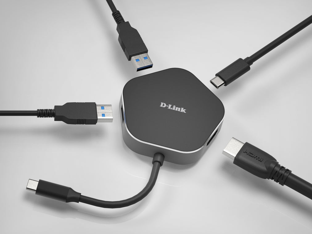 D-Link 4-in-1 USB-C Hub with HDMI and Power Delivery (DUB-M420)