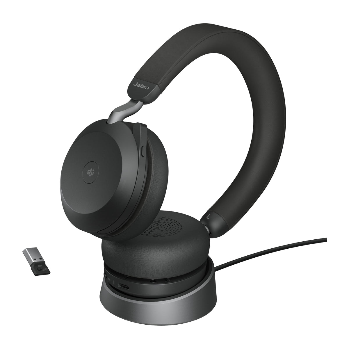 Jabra Evolve2 75 - USB-A MS Teams with Desk Stand - Black (27599-999-989)
