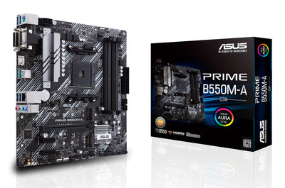 ASUS Prime B550M-A/CSM AMD B550 Socket AM4 micro ATX (90MB14I0-M0EAYC)