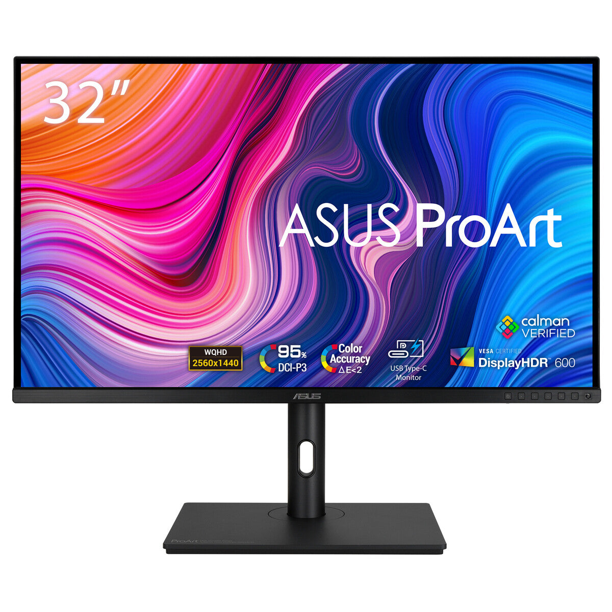 ASUS ProArt PA328CGV computer monitor 81.3 cm (32") 2560 x 1440 pixels Wide Quad HD Black (90LM06R1-B01170)