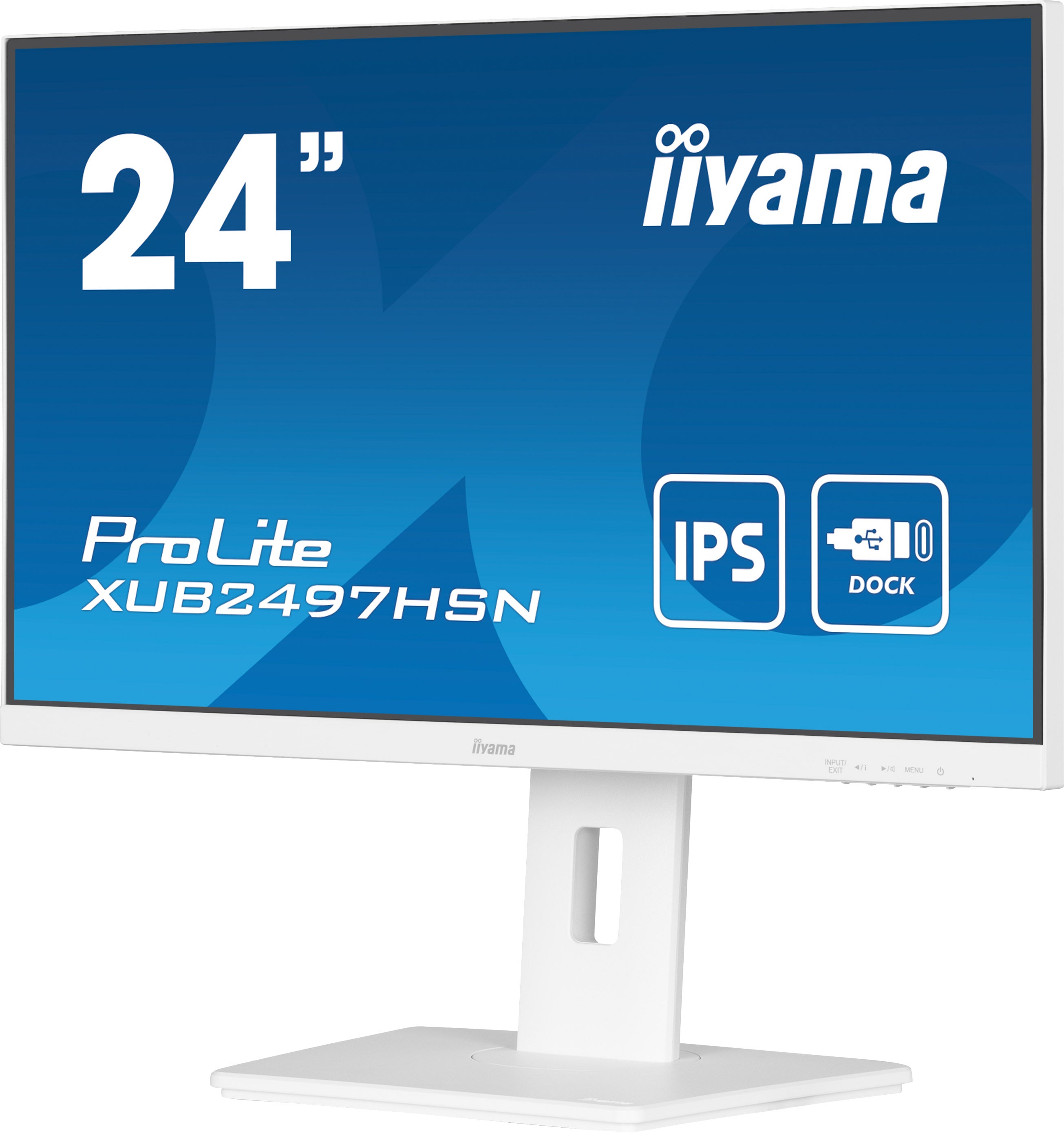 iiyama ProLite XUB2497HSN-W2 computer monitor 60.5 cm (23.8") 1920 x 1080 pixels Full HD LED White