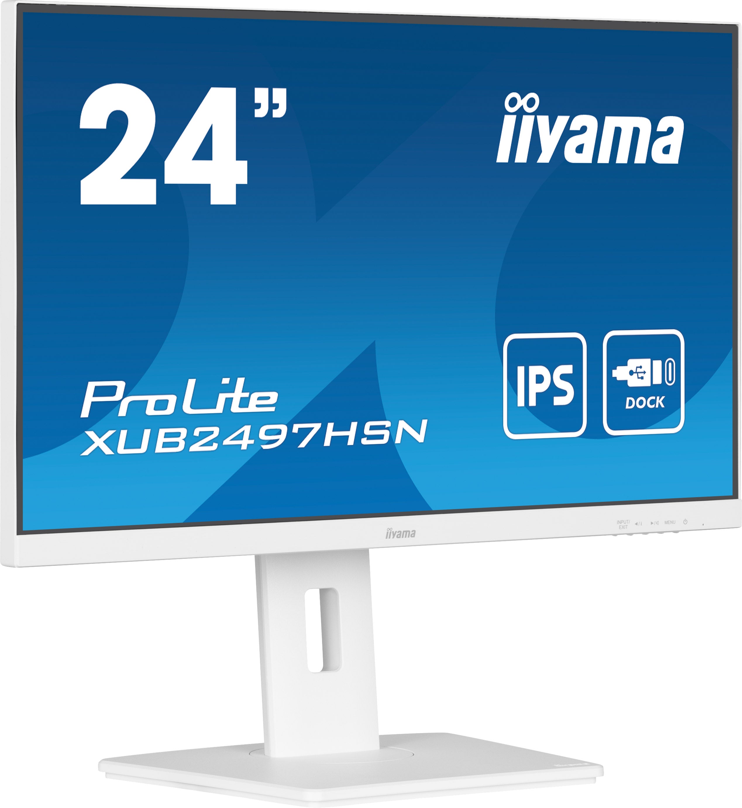 iiyama ProLite XUB2497HSN-W2 computer monitor 60.5 cm (23.8") 1920 x 1080 pixels Full HD LED White