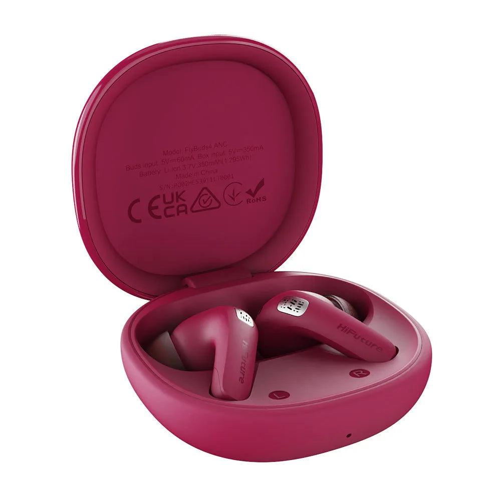Slušalice TWS HiFuture FlyBuds4 ANC (hot pink)