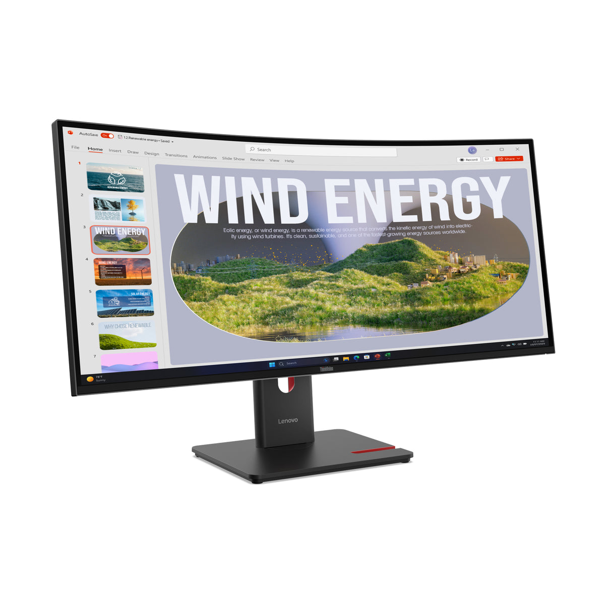 Lenovo ThinkVision T34WD-40 Monitor (64AEGAT1EU)