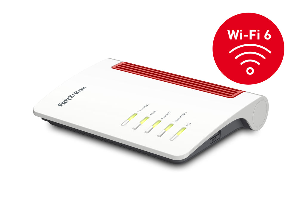 Fritz! Box FRITZ! 7530 AX wireless router Gigabit Ethernet Dual-band (2.4 GHz / 5 GHz) White (20002944)