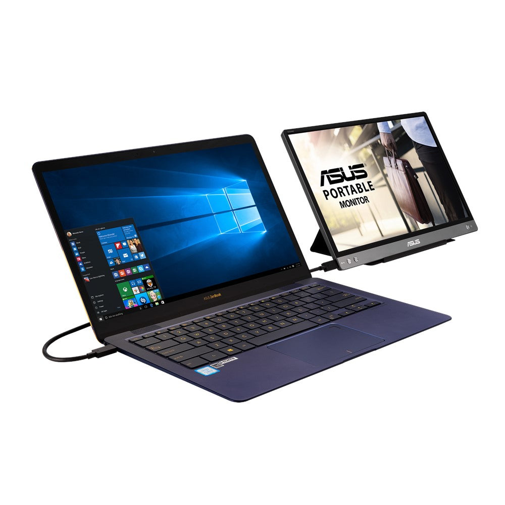 ASUS MB14AC computer monitor 35.6 cm (14") 1920 x 1080 pixels Full HD Grey (90LM0631-B01170)