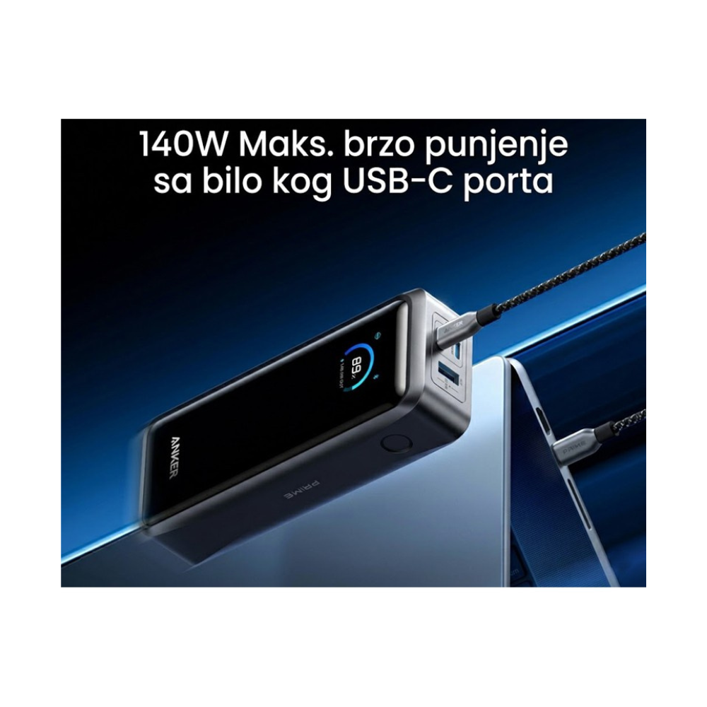 ANKER Prime 26250mAh, 300W, Power Bank crni