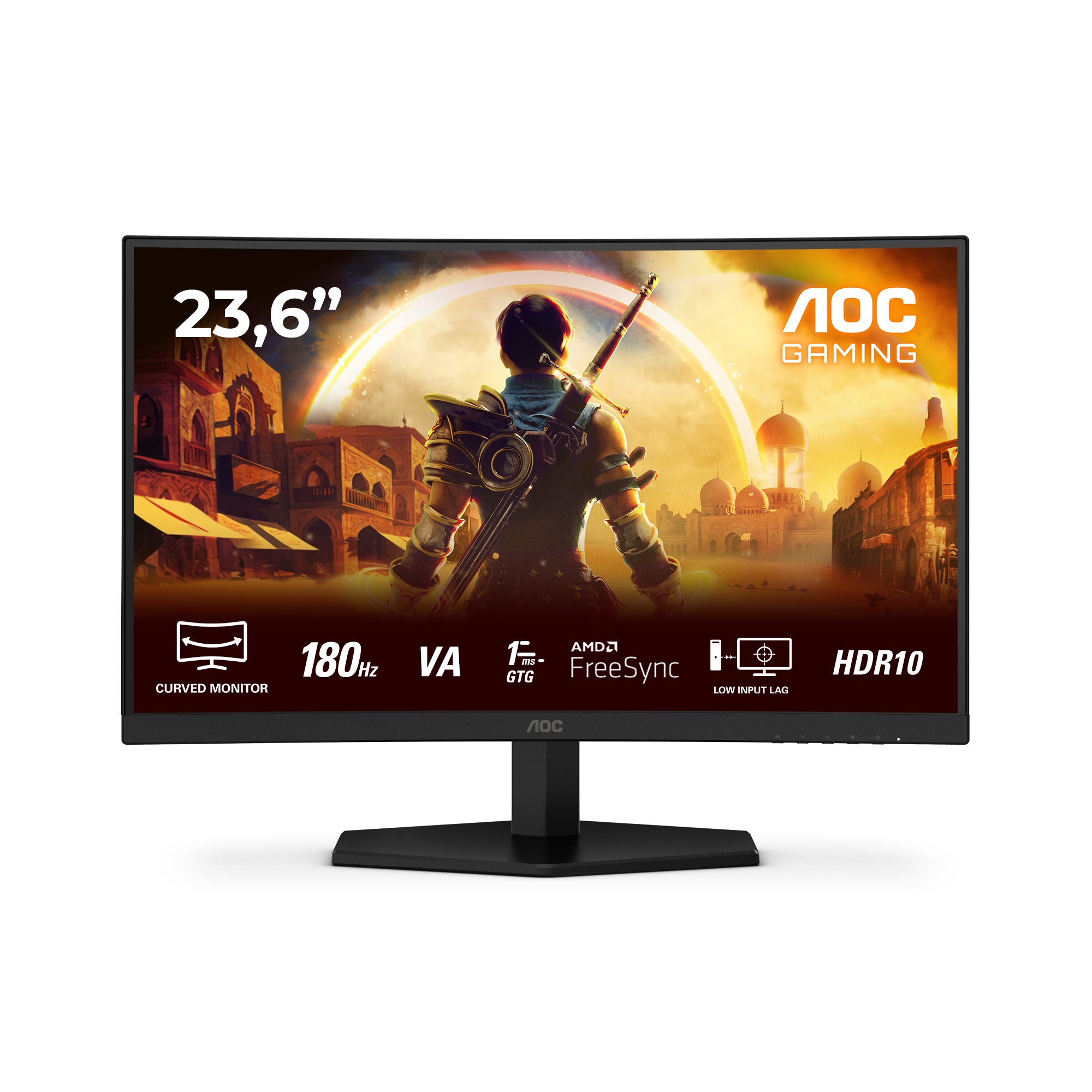 AOC G4 C24G42E computer monitor 59.9 cm (23.6") 1920 x 1080 pixels Full HD LED Black, Red