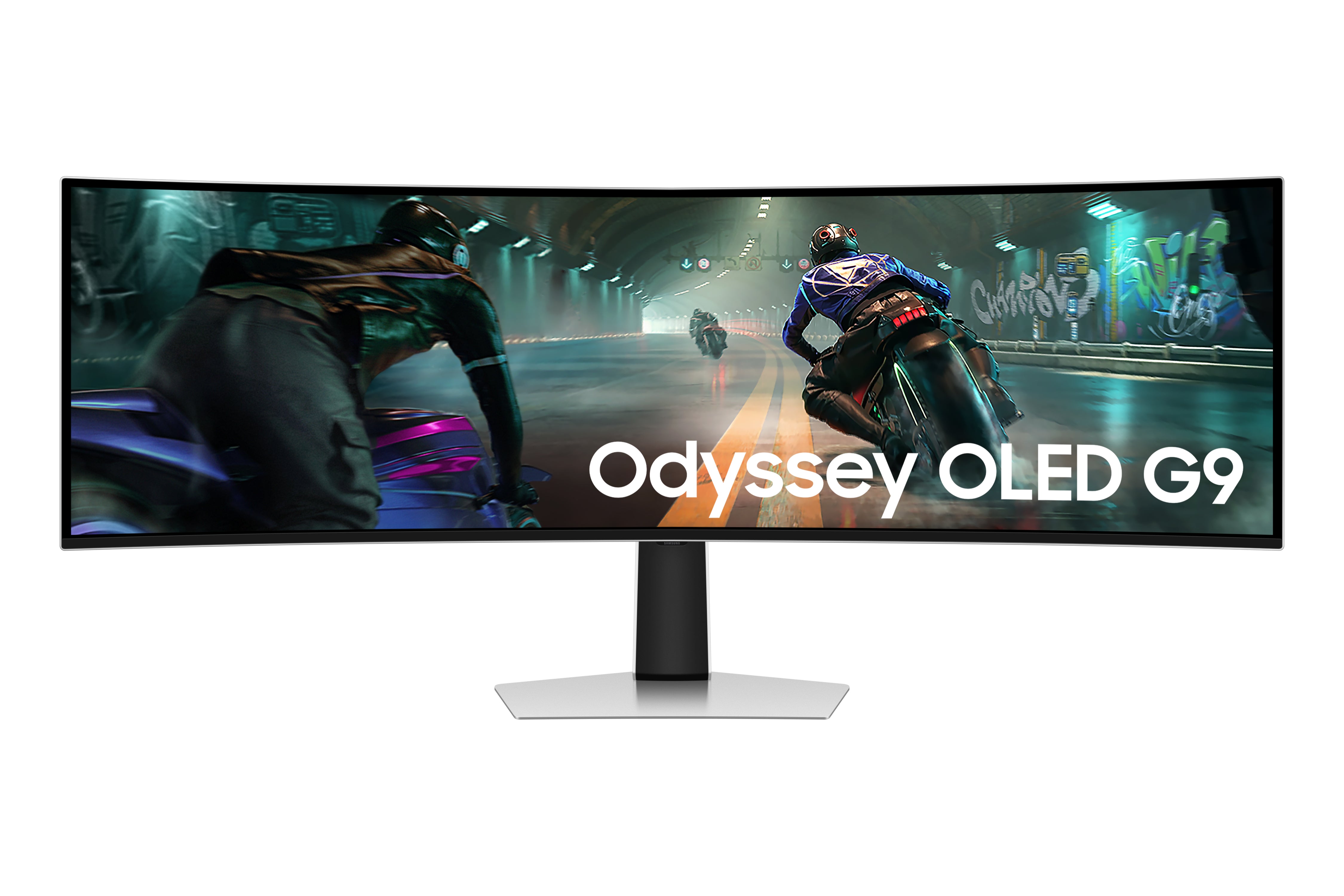 Samsung S49DG910SU computer monitor 124.5 cm (49") 5120 x 1440 pixels Dual QHD OLED Silver (LS49DG910SUXEN)
