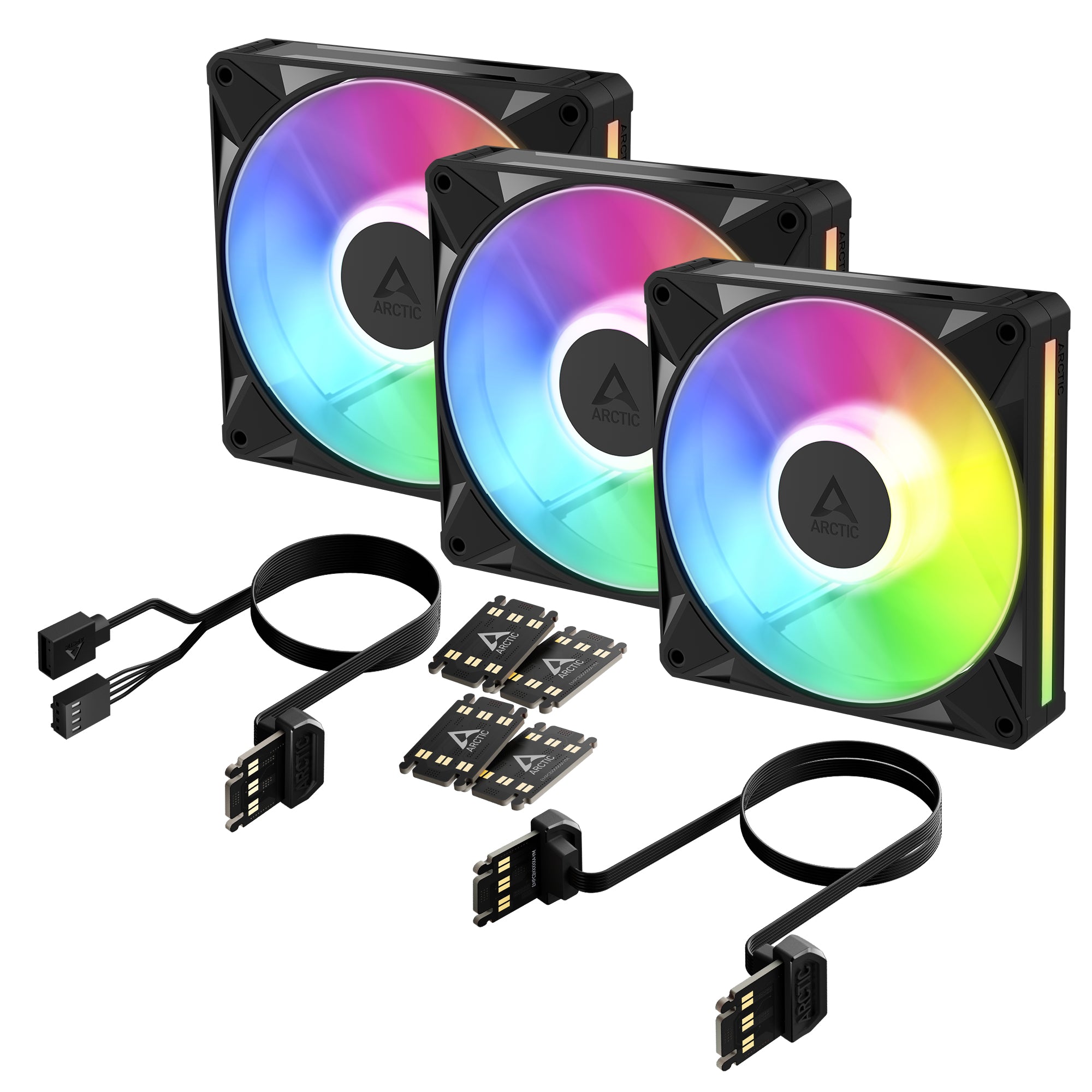 Arctic P14 BioniX A-RGB 3-pack (black)