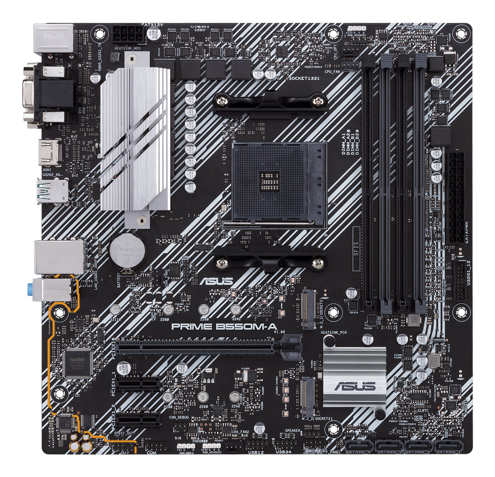 ASUS Prime B550M-A/CSM AMD B550 Socket AM4 micro ATX (90MB14I0-M0EAYC)
