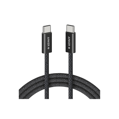 ANKER Zolo USB tip-C kabl M/M 1m, super brzo punjenje 240W, pleteni, crni
