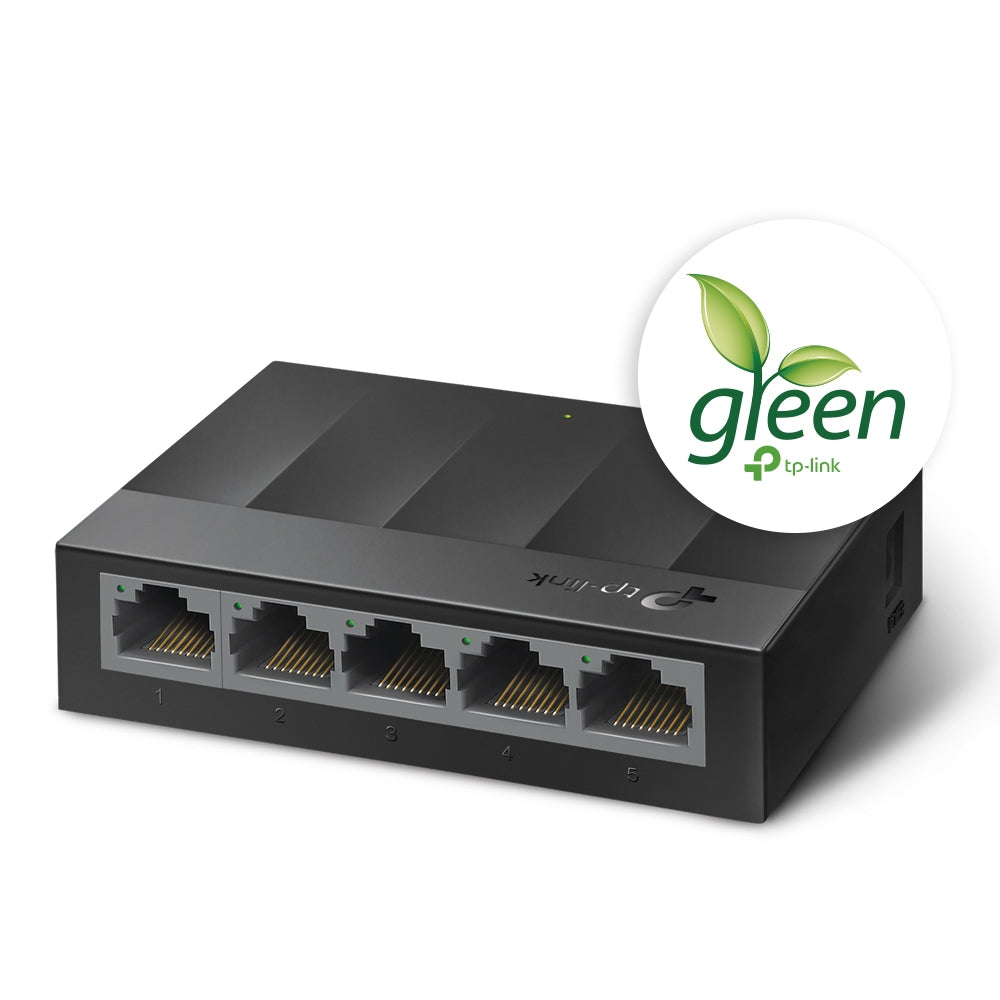 TP-Link 5-Port 10/100/1000Mbps Desktop Network Switch (LS1005G)