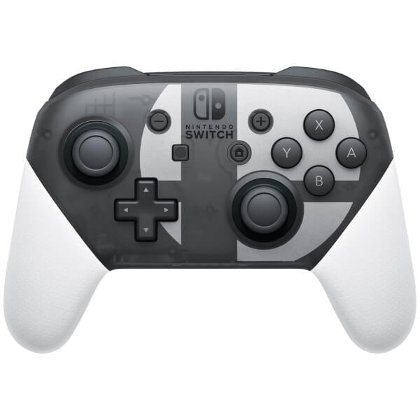 Nintendo Switch Pro Controller Super Smash Bros. Ultimate Edition Black, Grey, White Bluetooth Gamepad Analogue / Digital Nintendo Switch