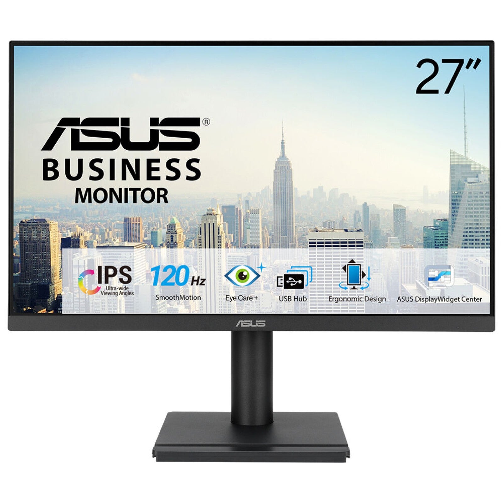 ASUS VA279QGS computer monitor 68.6 cm (27") 1920 x 1080 pixels Full HD LCD Black (90LM04J1-B01171)