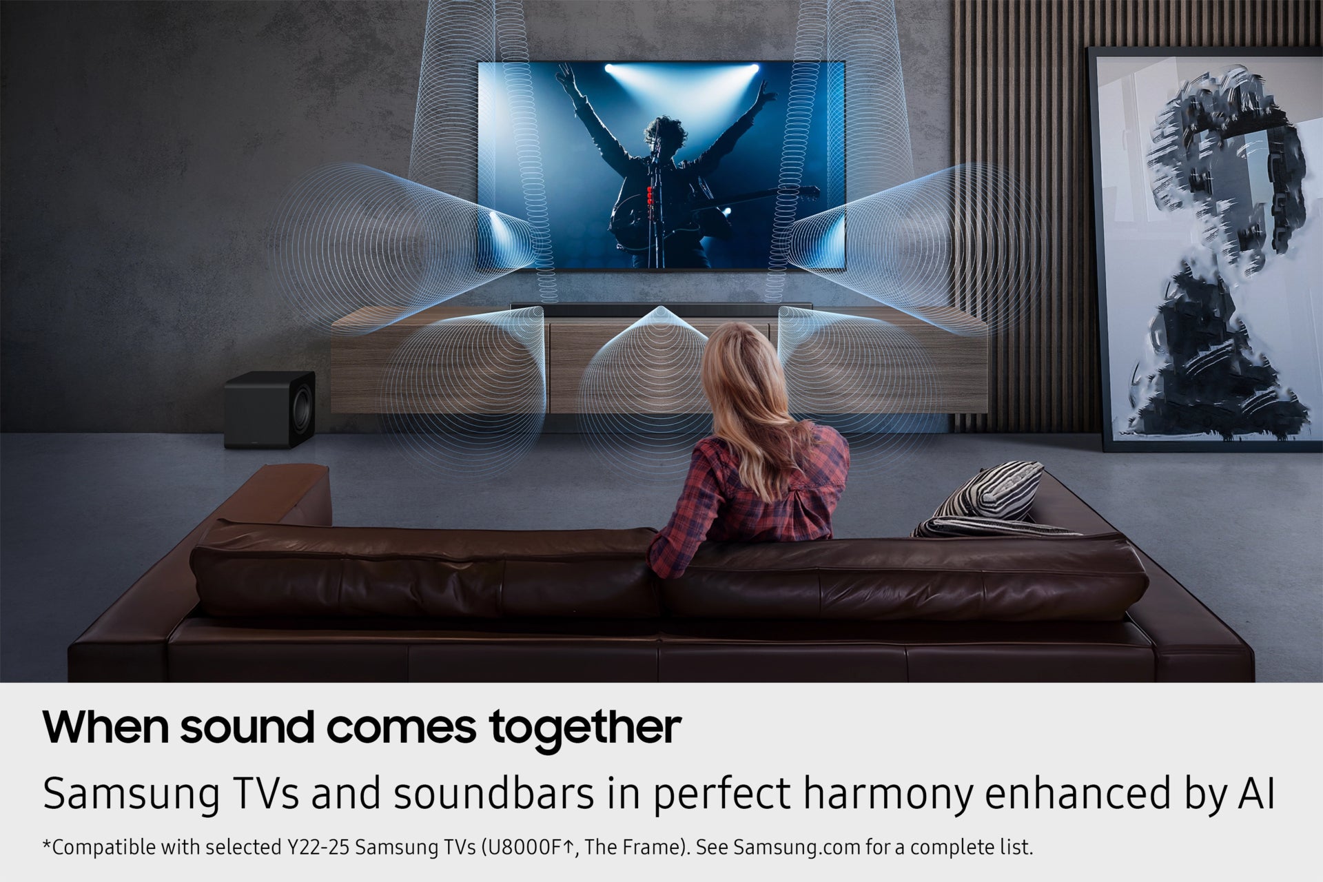 Samsung Q-series QS750F 5.1.2ch Soundbar with Subwoofer & Rear Speakers (2025) (HW-QS750F/EN)