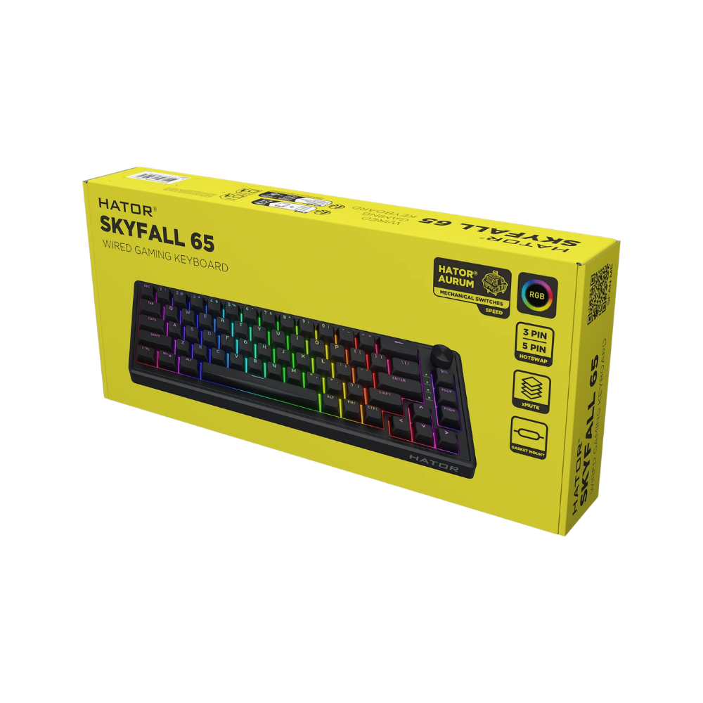 Skyfall 65 Wired - black HTK1160