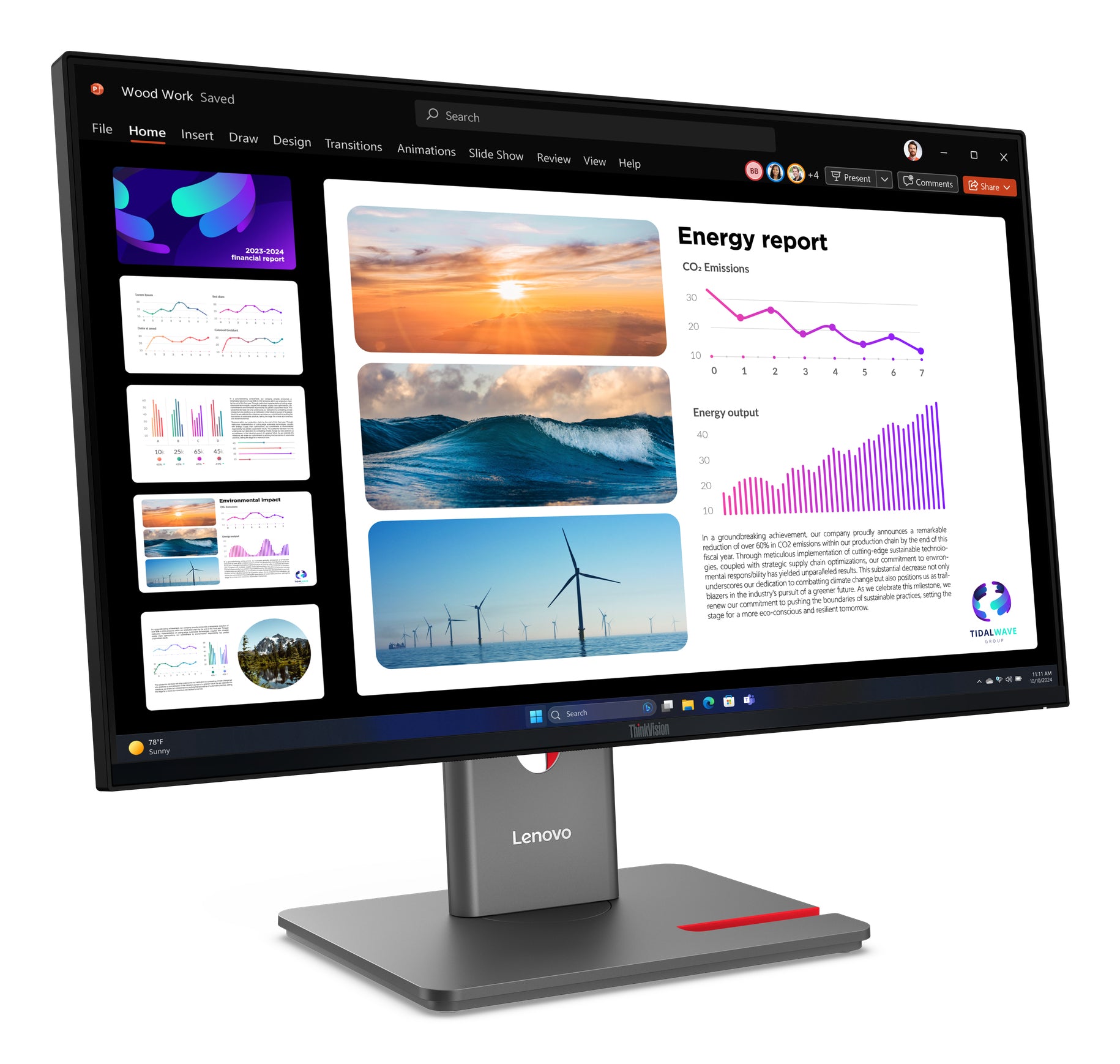 Lenovo ThinkVision P24Q-40 Monitor (64B2GAT1EU)