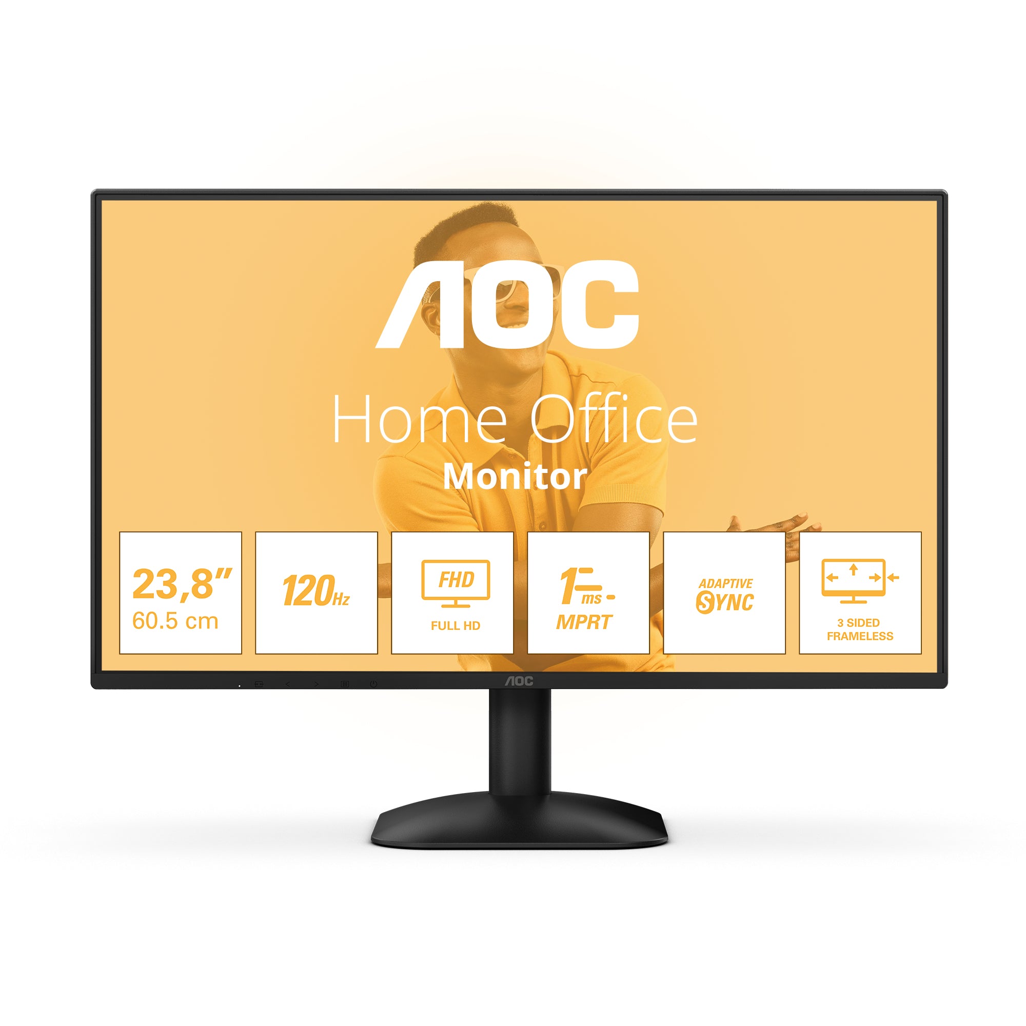 AOC 24B31H computer monitor 60.5 cm (23.8") 1920 x 1080 pixels Full HD Black