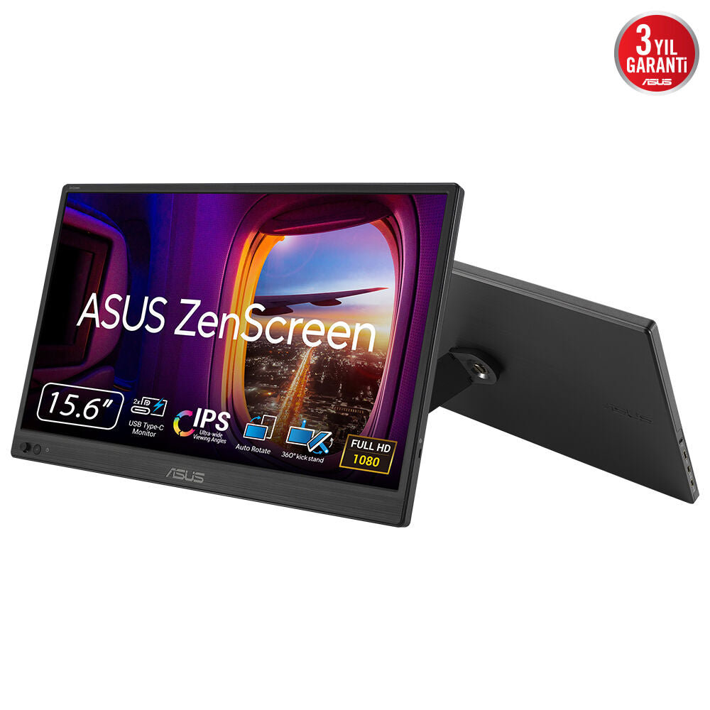 ASUS ZenScreen MB169CK computer monitor 39.6 cm (15.6") 1920 x 1080 pixels Full HD LCD Black (90LM0AZ3-B01171)